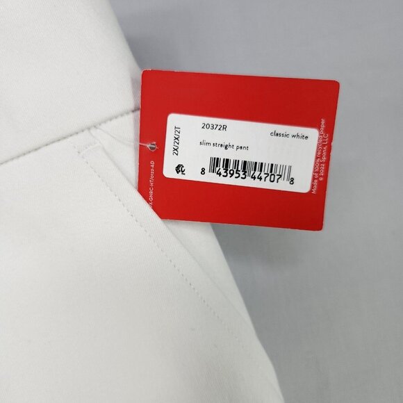 Spanx Ankle Straight Pants Plus Size 2X Silver Lining On The Go Body Shaping - Picture 12 of 16